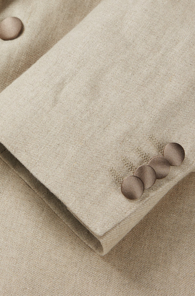 SLIM-FIT TUXEDO IN MICRO-PATTERNED LINEN 10