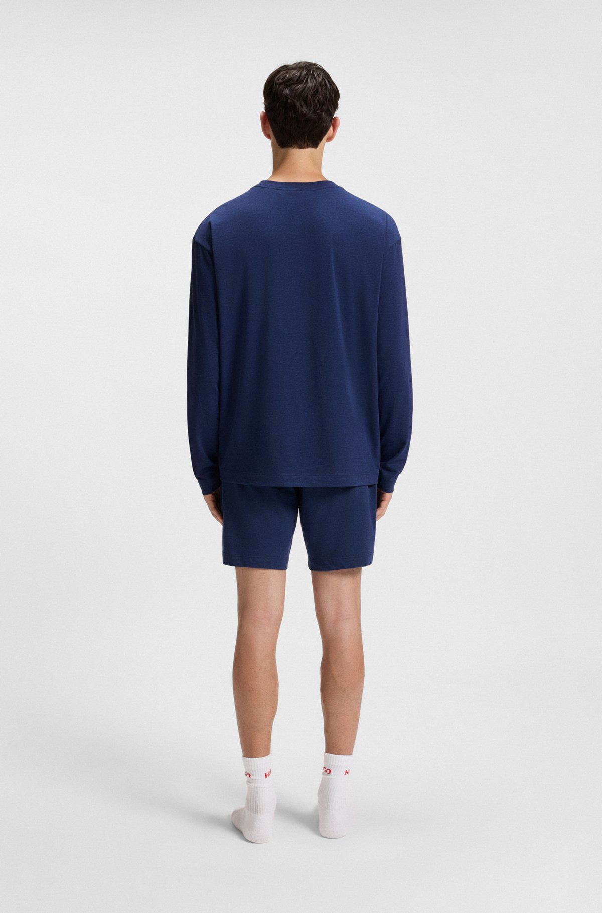 LOGO-PRINT T-SHIRT IN STRETCH COTTON - 4