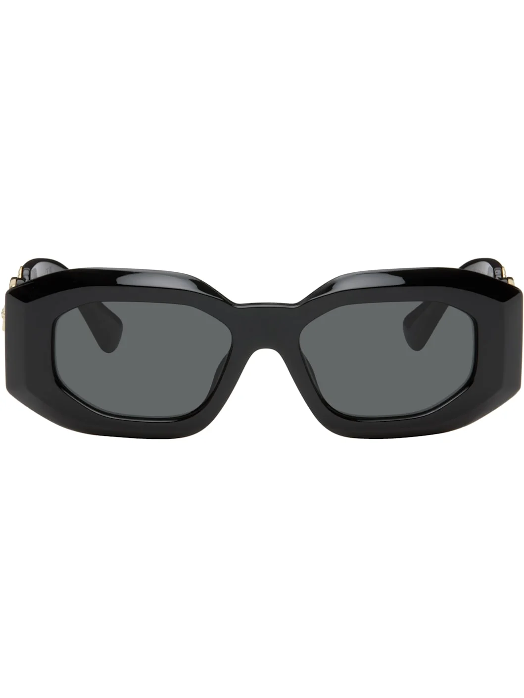 Black Maxi Medusa Biggie Sunglasses - 1