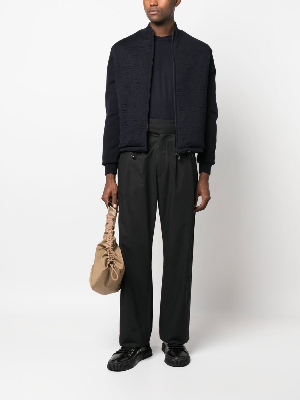 crew-neck long-sleeve jumper - 2
