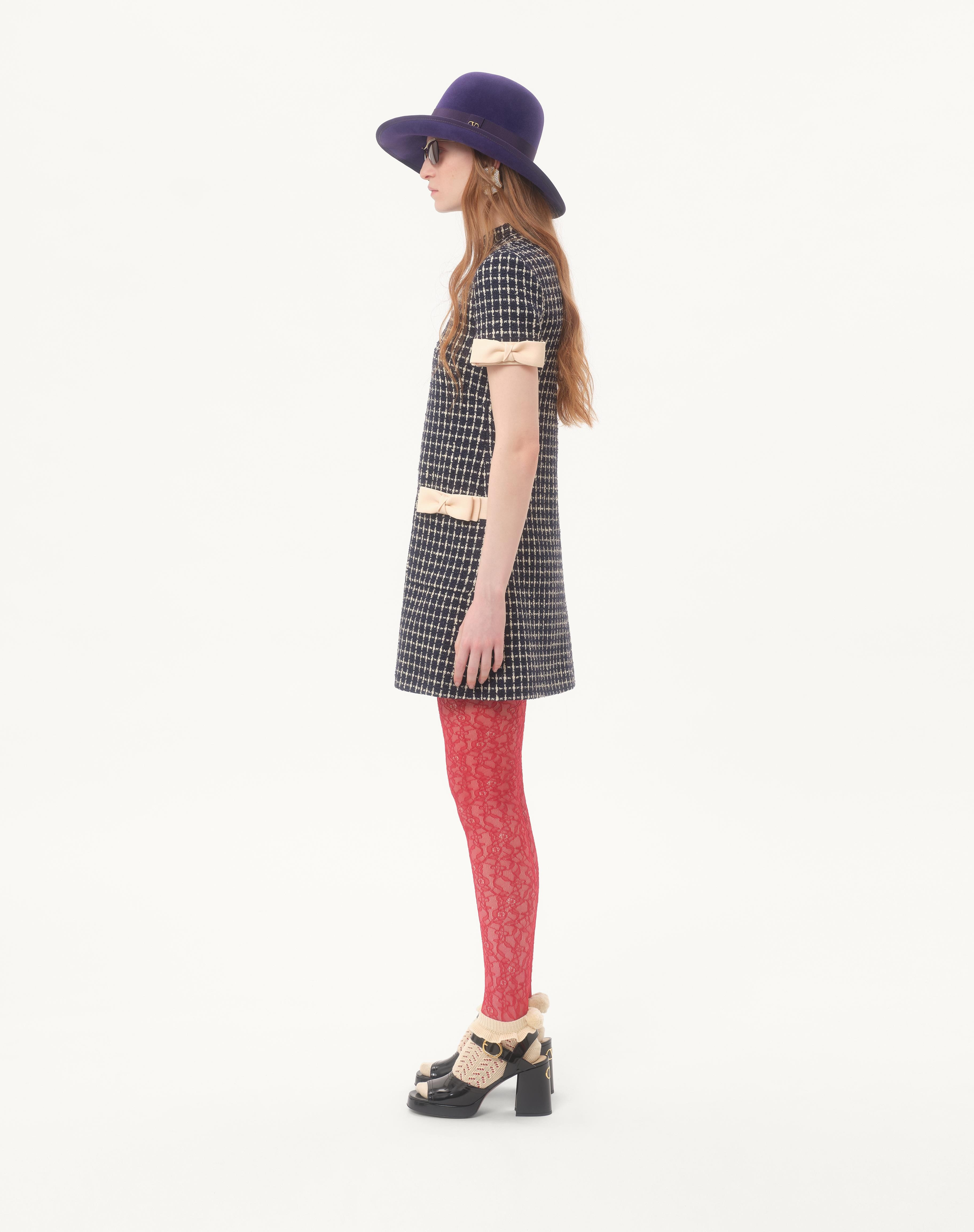 BOUCLÉ SHORT DRESS - 6