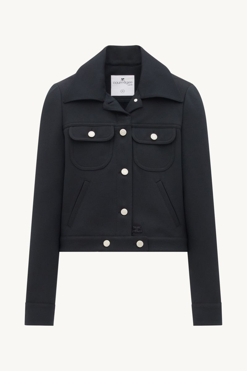TWILL TRUCKER JACKET - 1