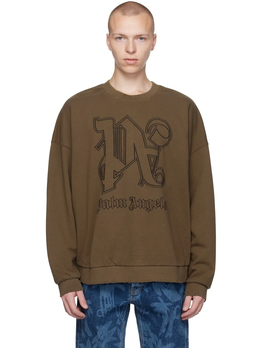 Brown Monogram Sweatshirt - 1