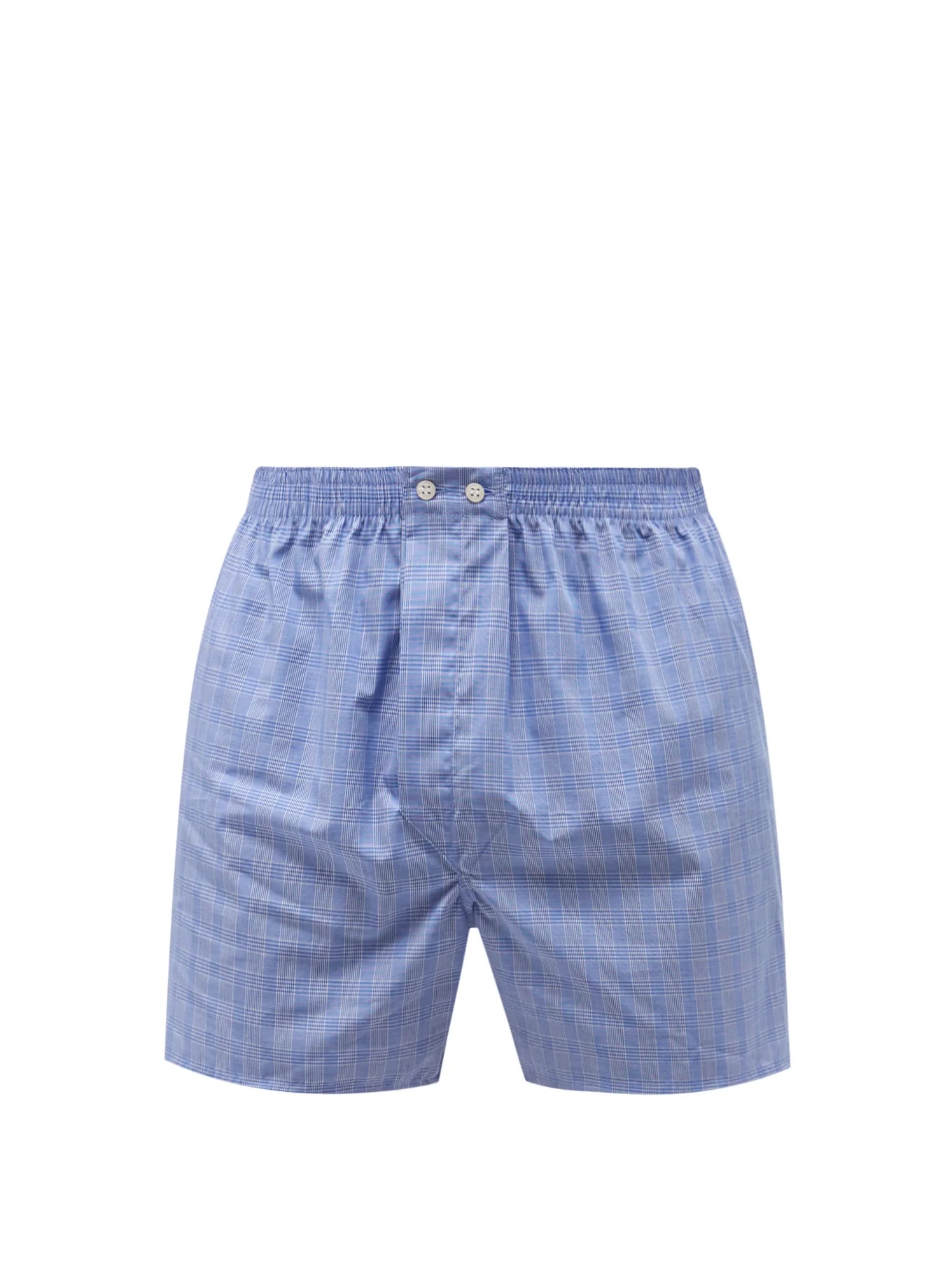 Classic Fit checked-cotton boxer shorts - 1