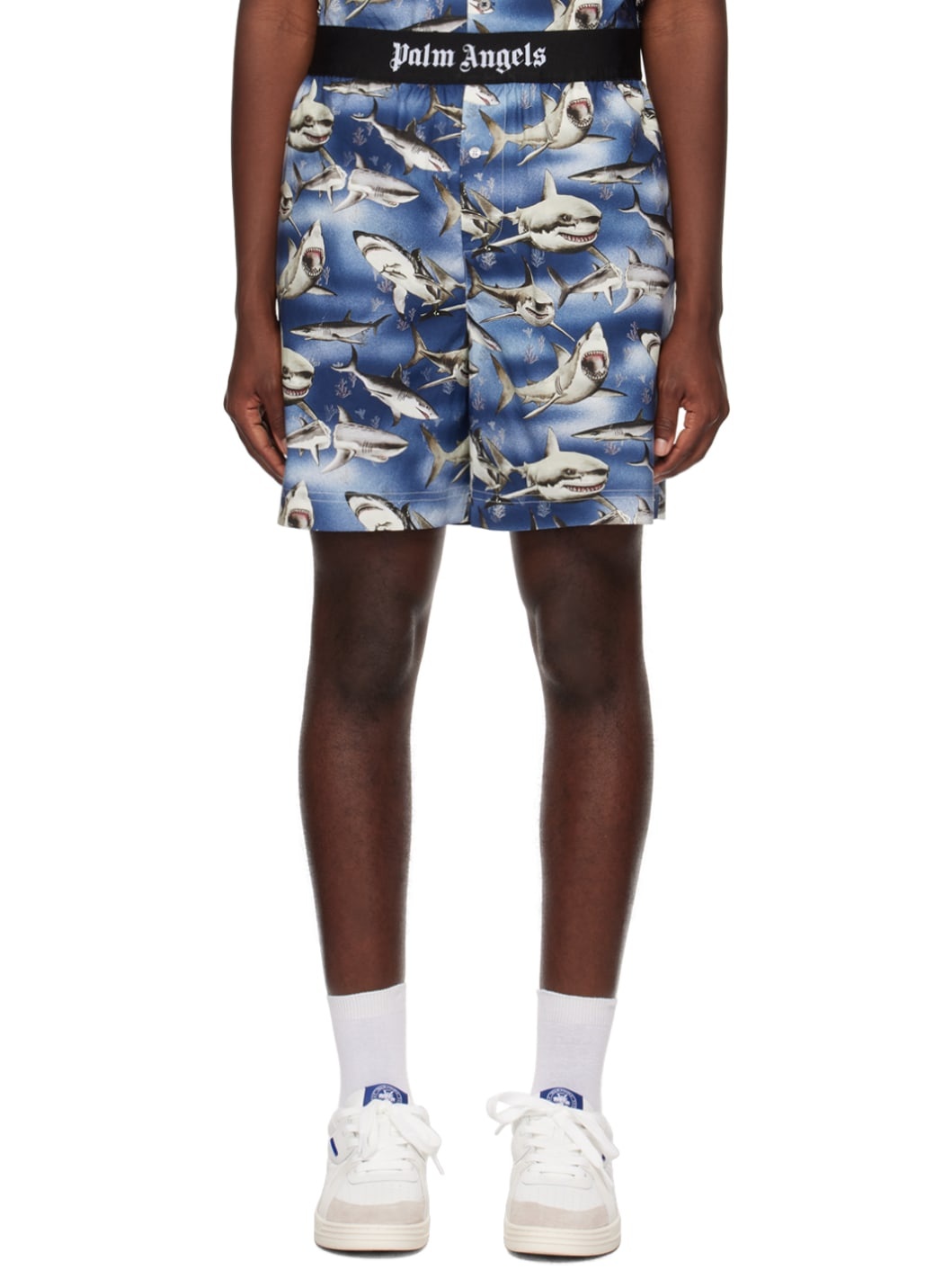 Blue Sharks Shorts - 1