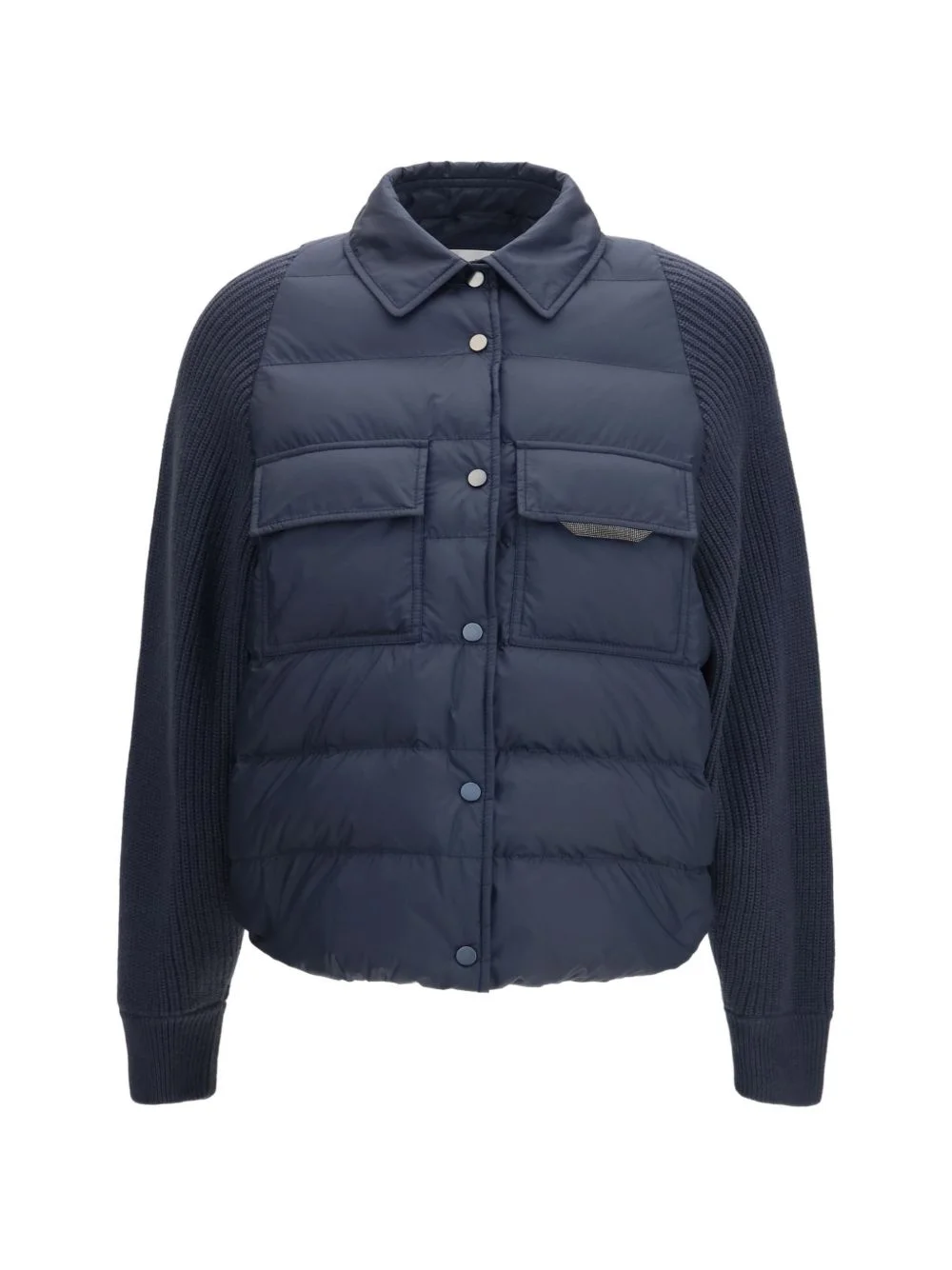 Monili-chain padded jacket - 1