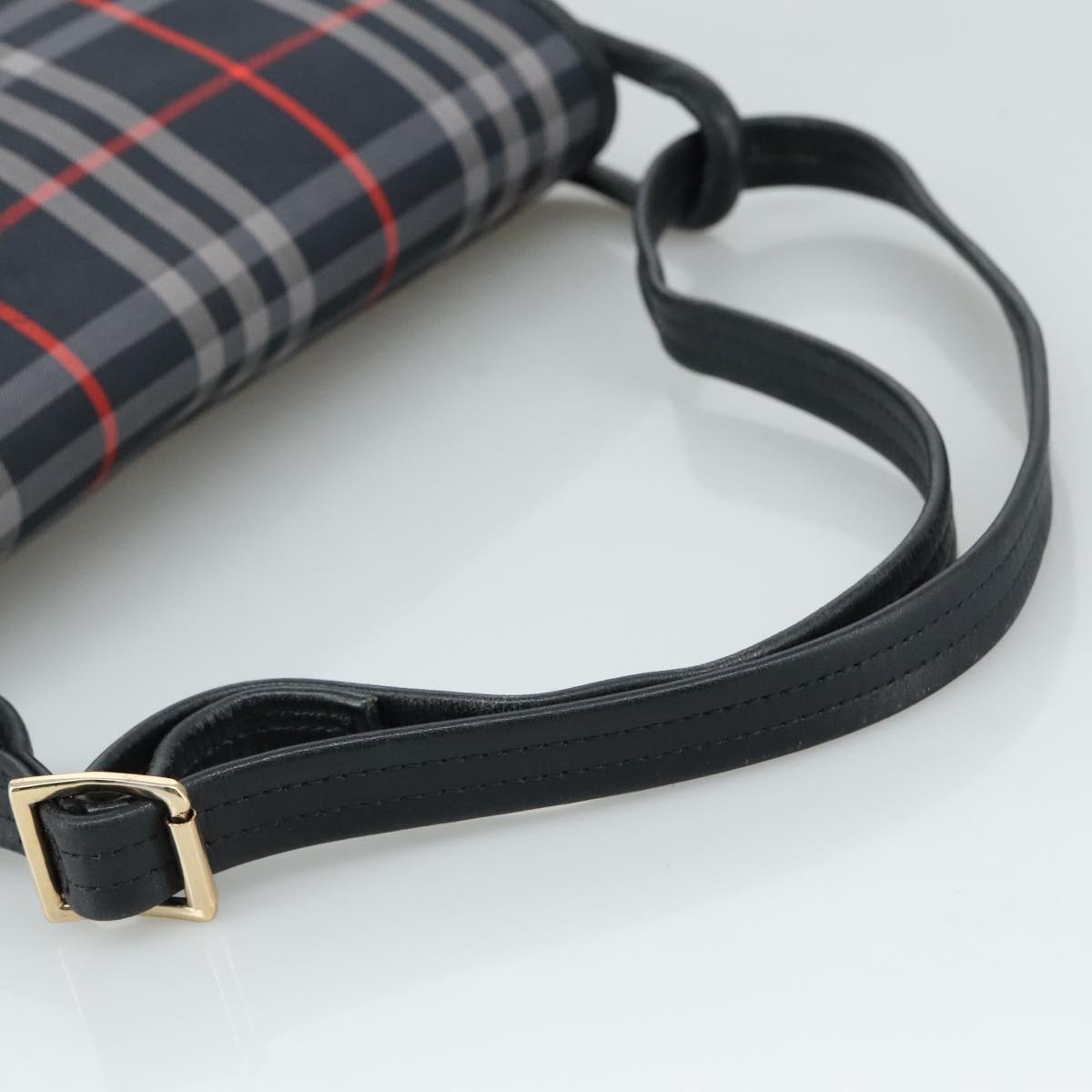 Burberry Nova Check Shoulder Bag Canvas Navy - 7