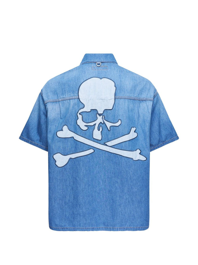 mastermind JAPAN skull-patch short-sleeve shirt outlook