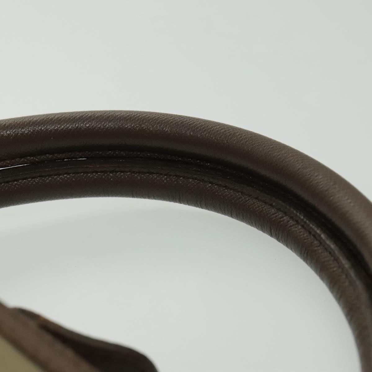 Burberry Nova Check Hand Bag Canvas Leather Brown Gold - 8