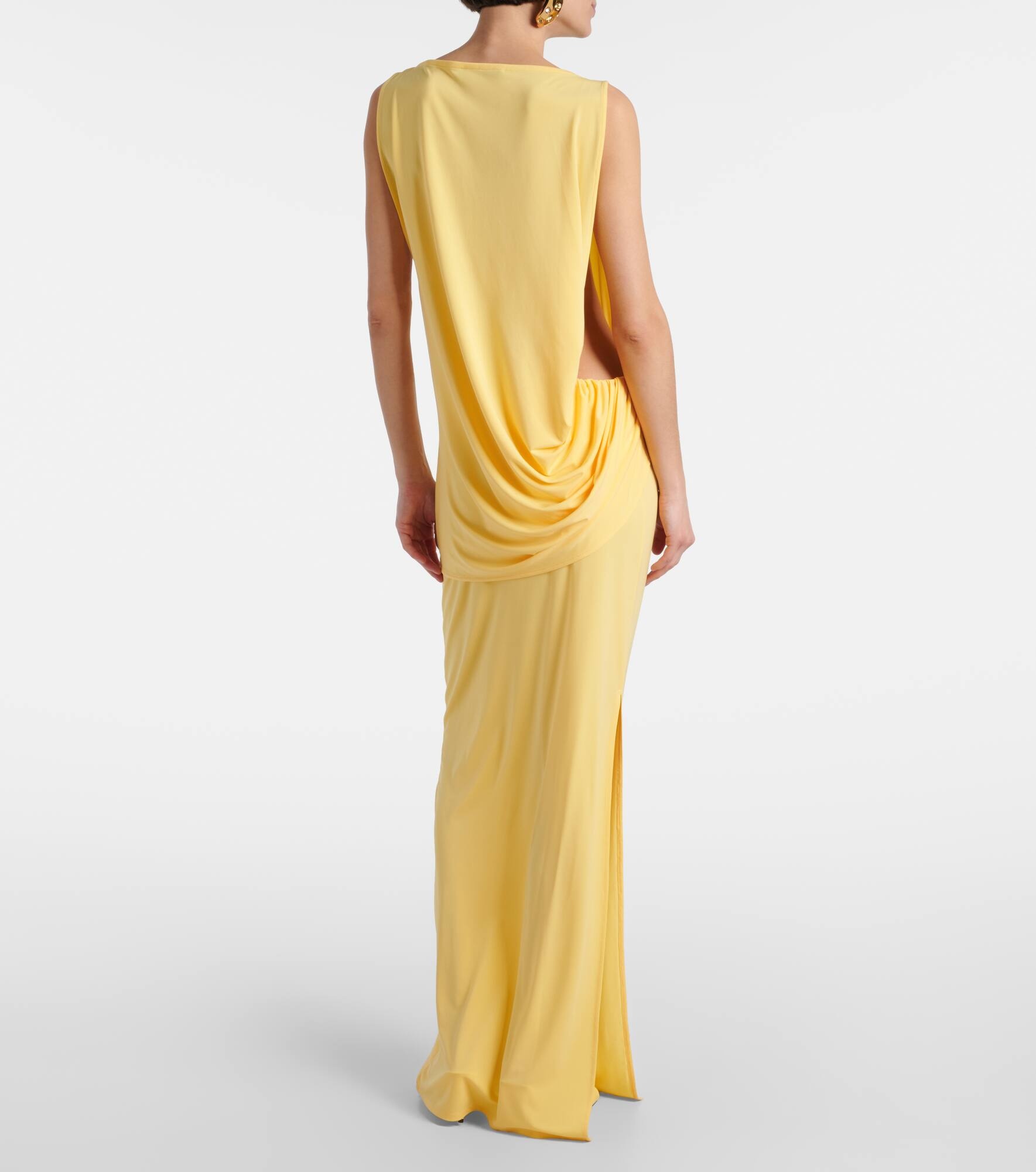 Peplo jersey maxi dress - 3