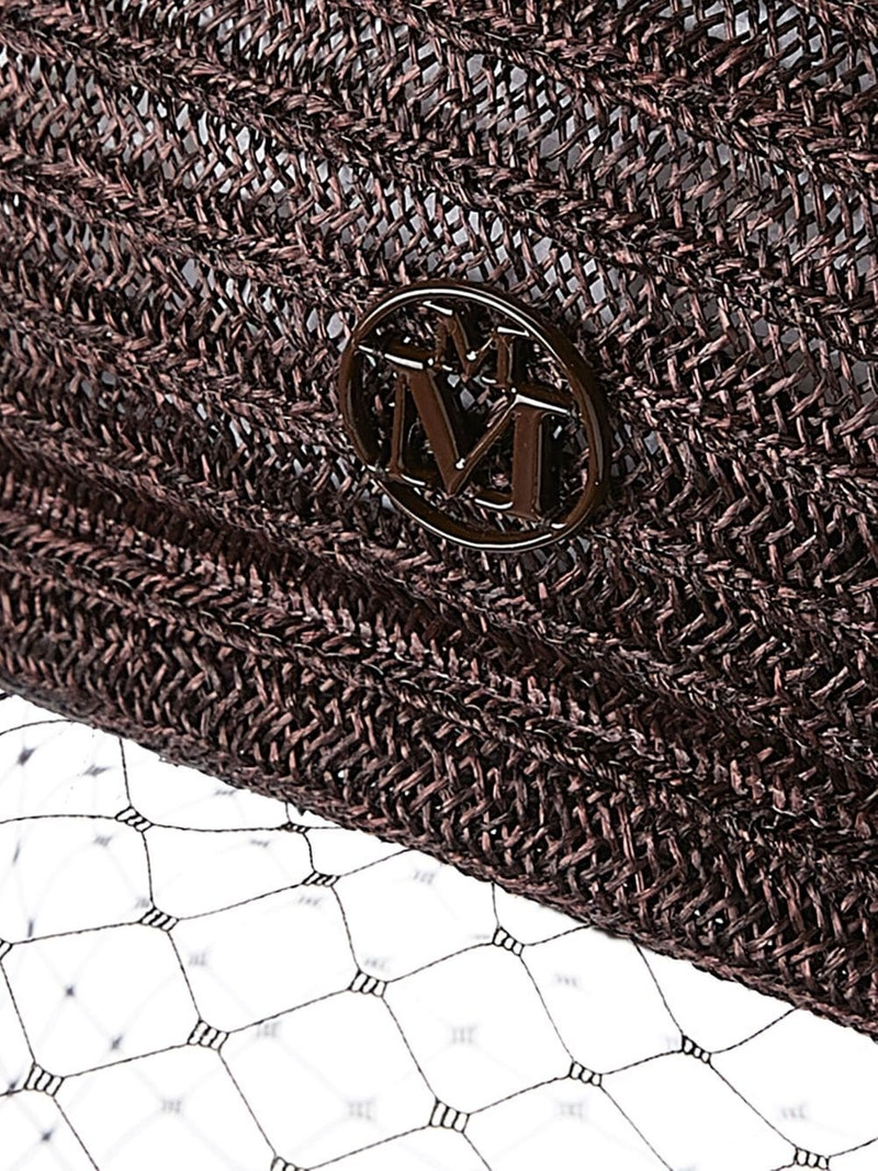 MAISON MICHEL New Bonnie veil beret outlook