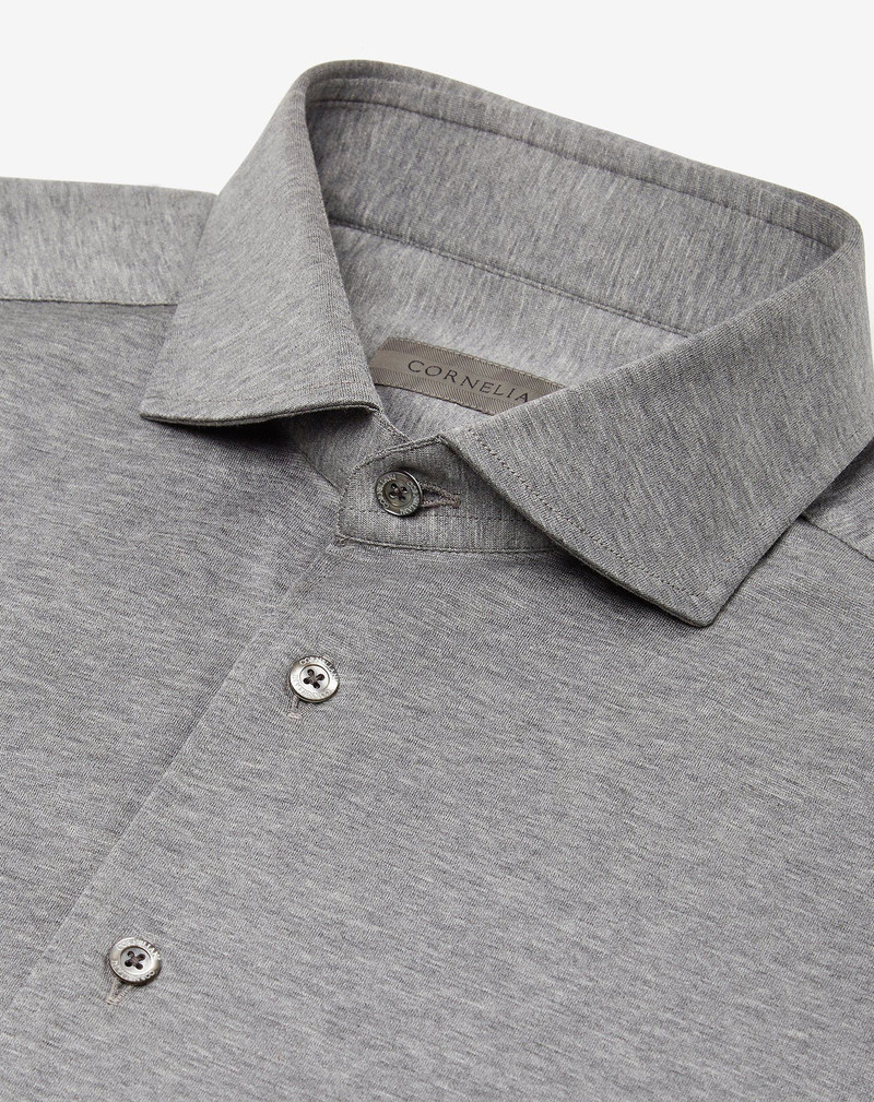 Grey jersey cotton shirt 3