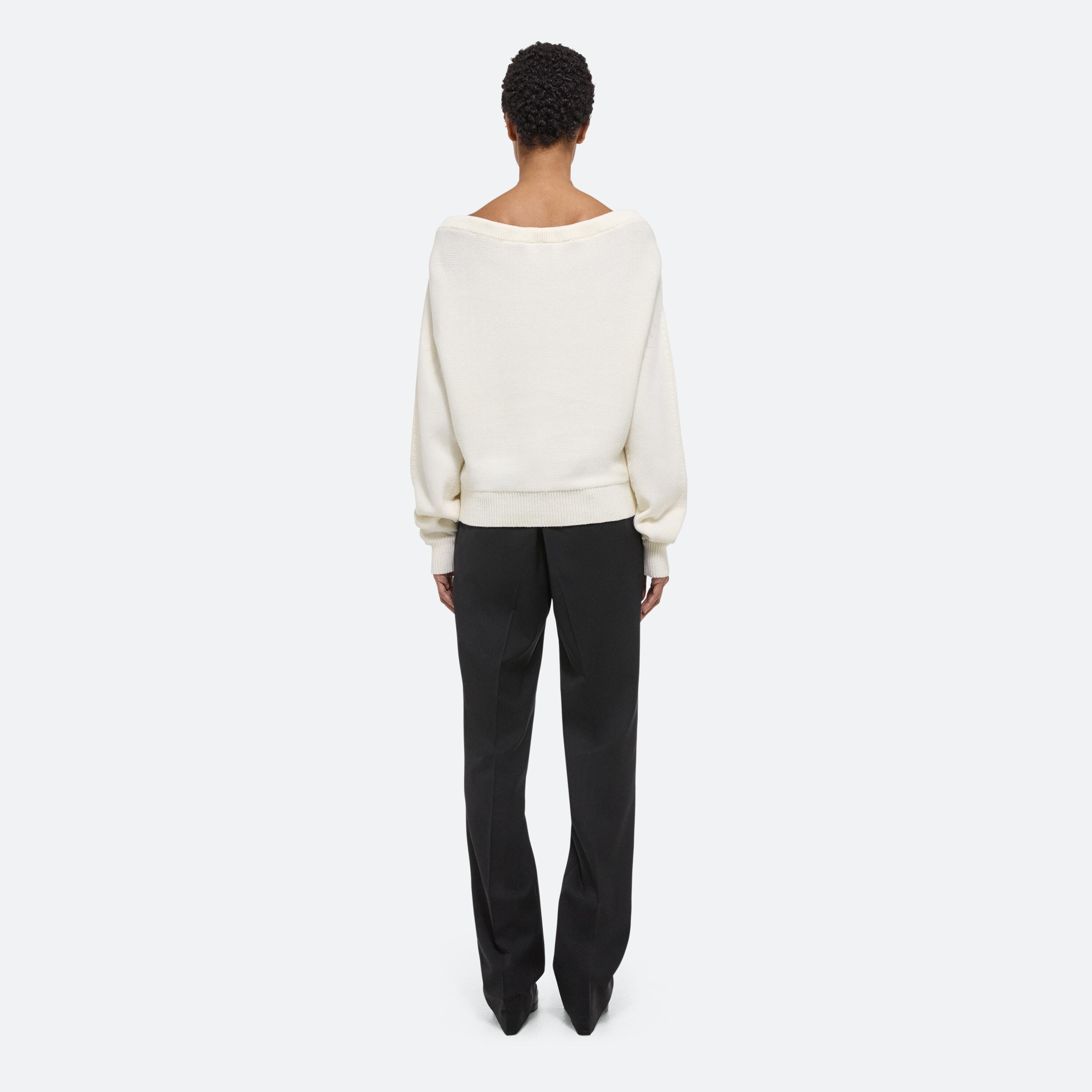 RUCHED DOLMAN SLEEVE SWEATER - 5