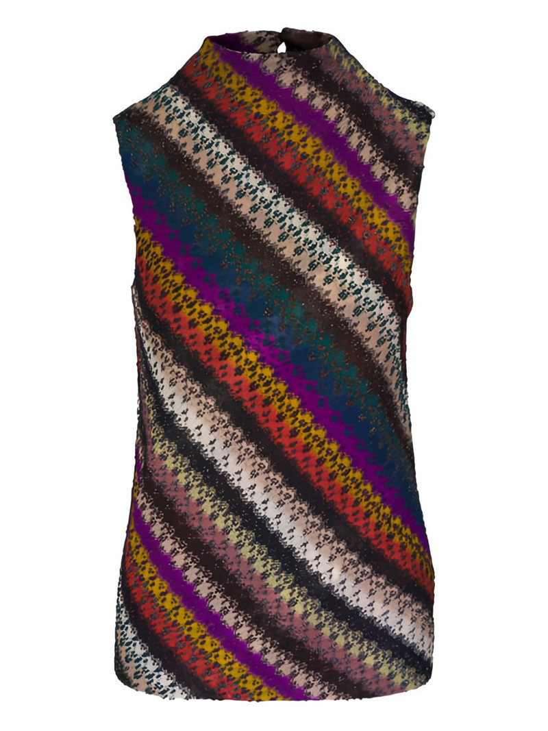diagonal striped knitwear 1