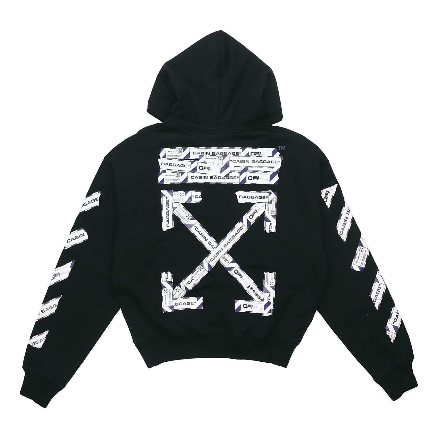 Off-White Back Arrow Printing Loose Black OMBB037S20E300031088 - 2