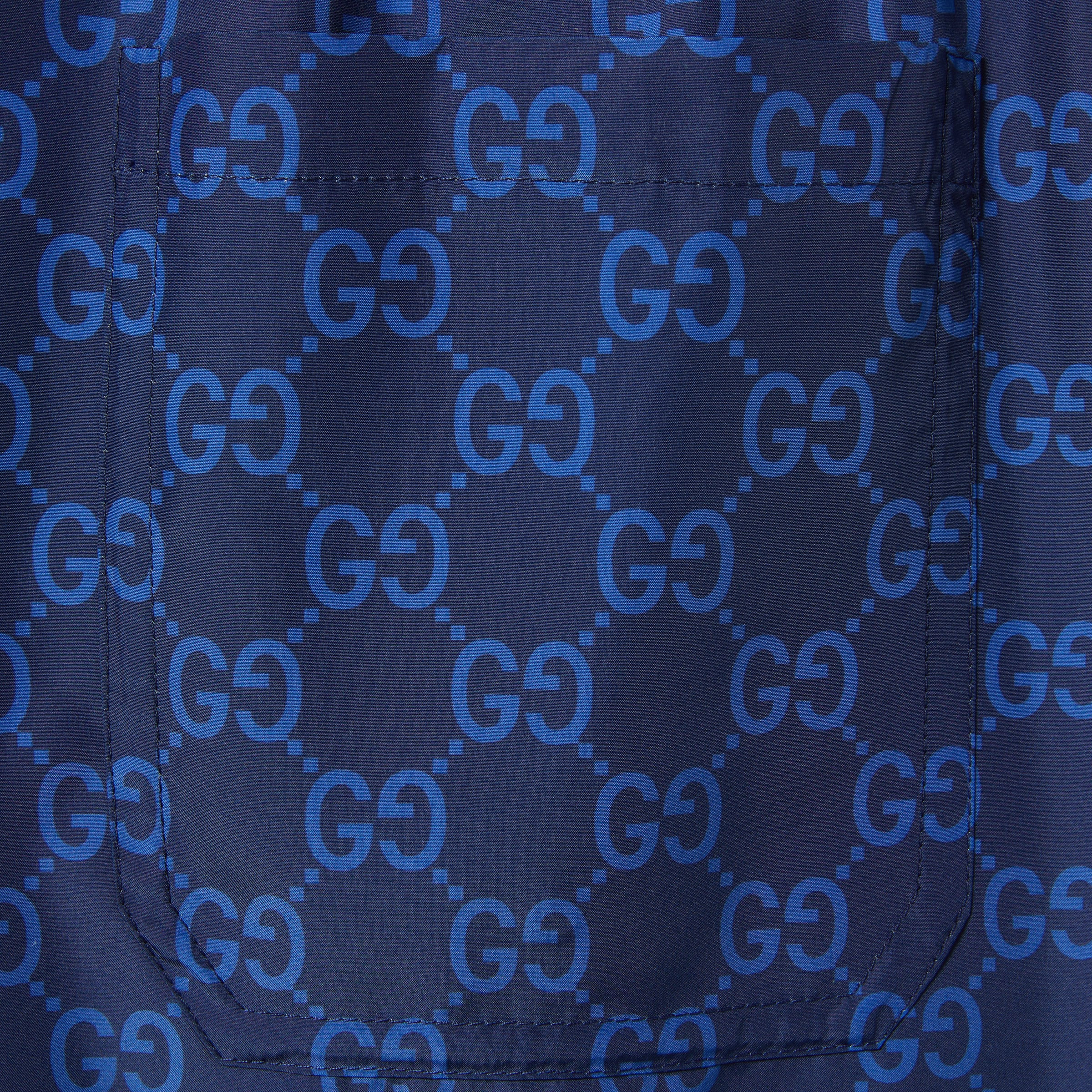 Printed poplin tech swim shorts - 7