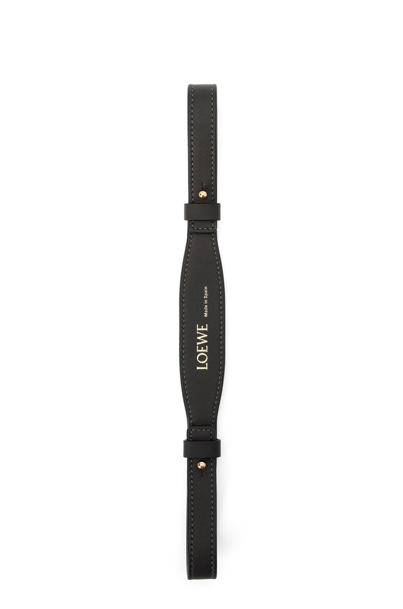Loewe Branded short strap in classic calfskin outlook