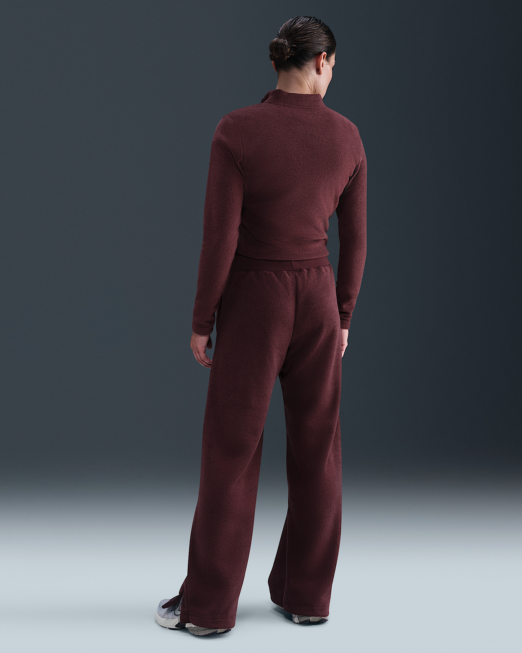 Nike Sportswear Phoenix Plush Women's High-Waisted Wide-Leg Cozy Fleece Pants - 4