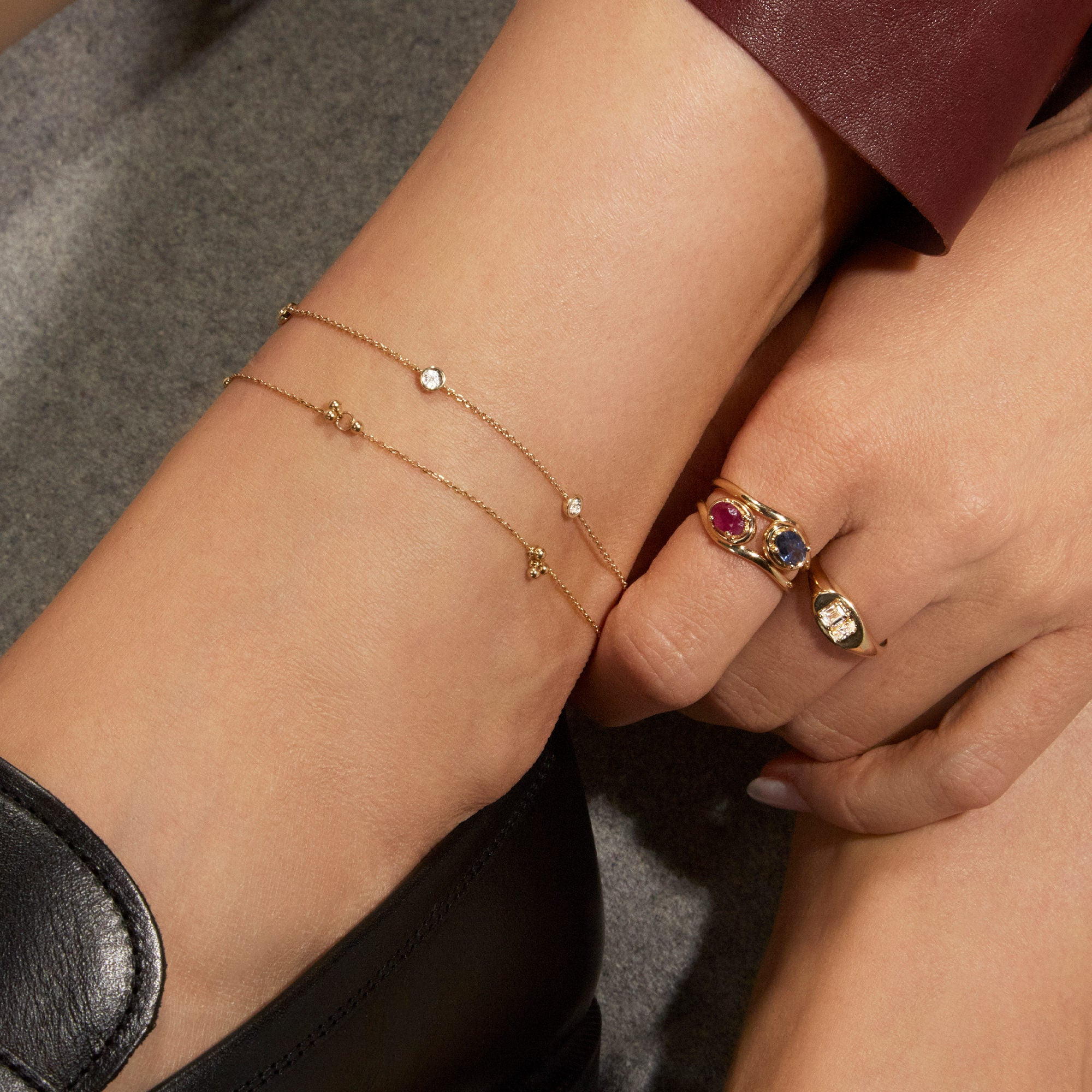 Diamonds By The Dozen Anklet - 5