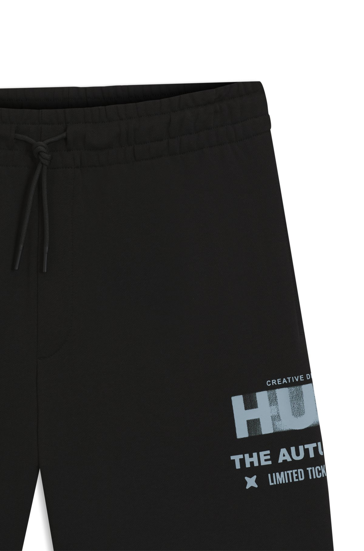COTTON-TERRY SHORTS WITH MIXED LOGO ARTWORK - 6