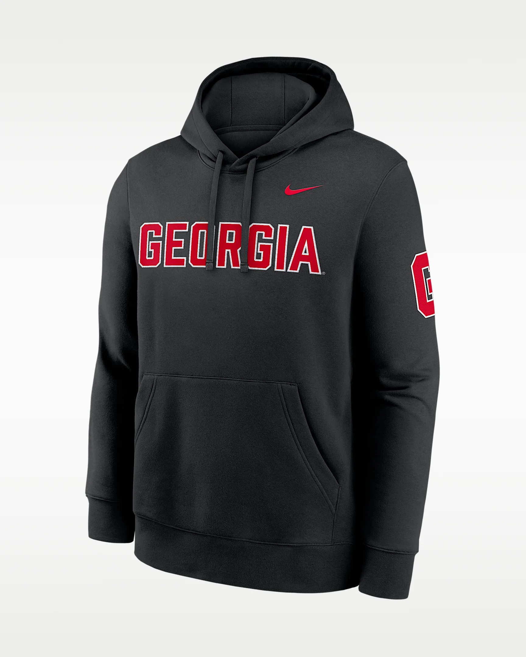 Georgia Sideline Club Men's Nike College Pullover Hoodie - 1