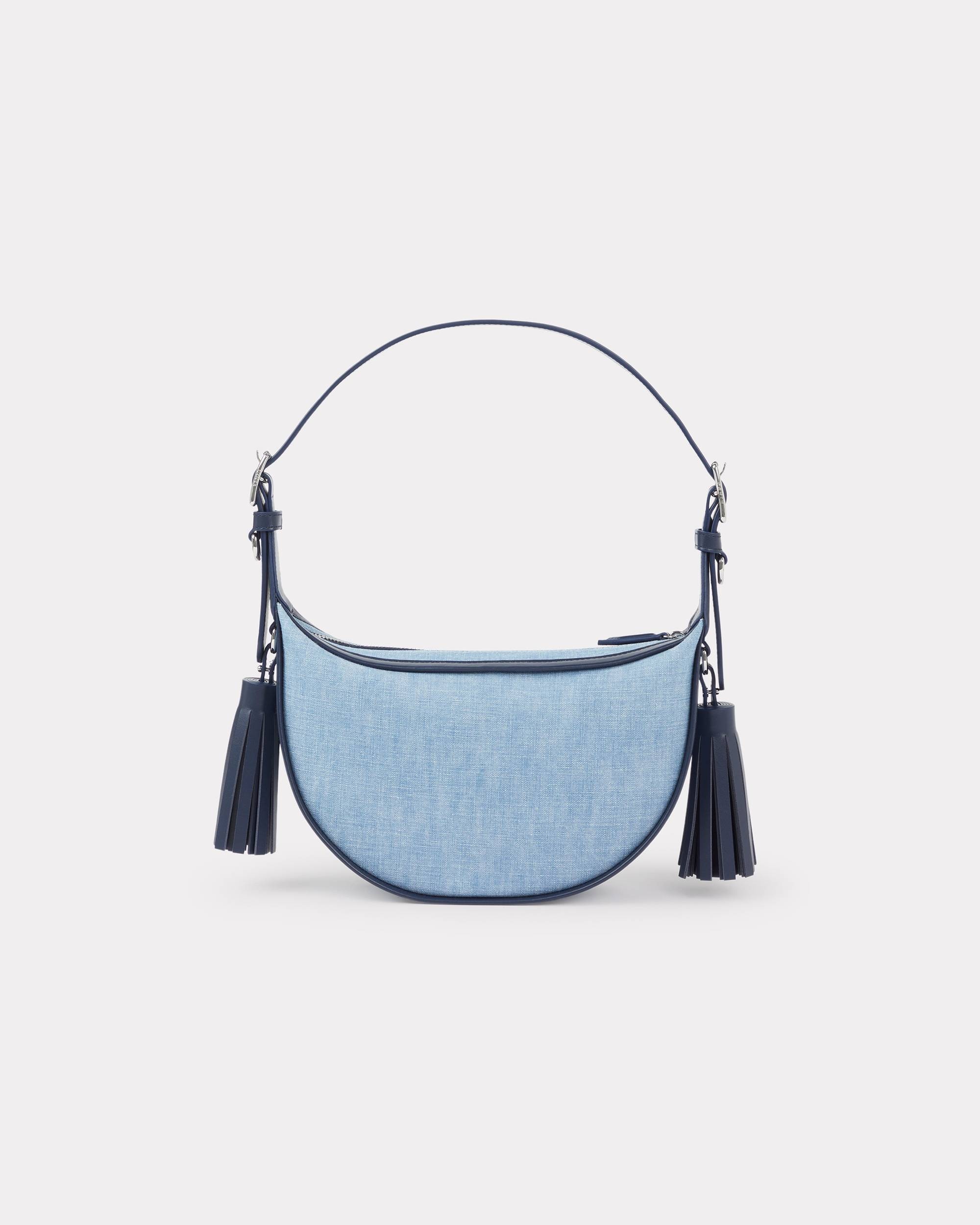 'KENZO 18' small denim and leather Hobo bag 2