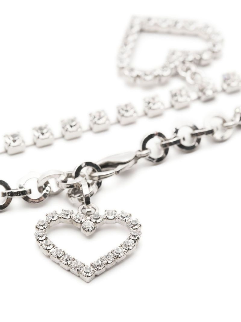 crystal heart necklace - 3