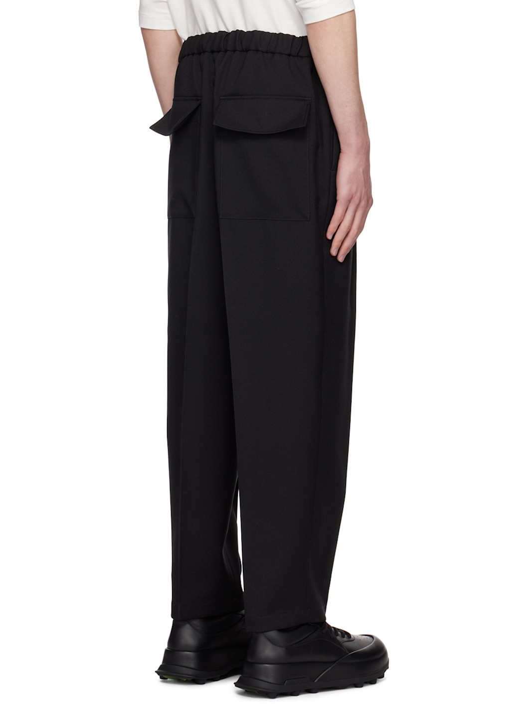 Black Tapered Trousers - 3