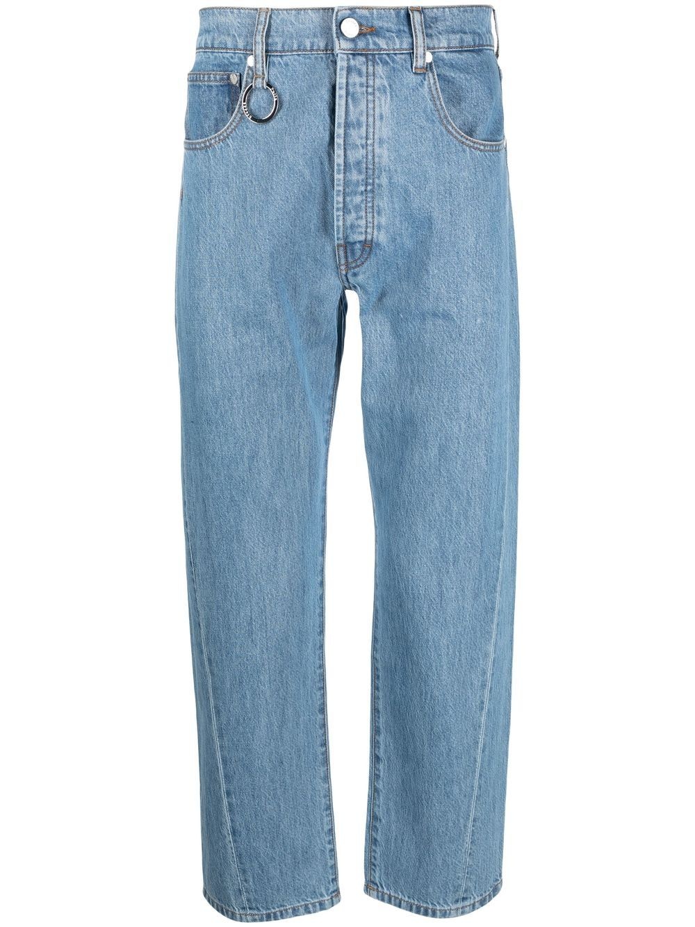 regular organic-cotton jeans - 1
