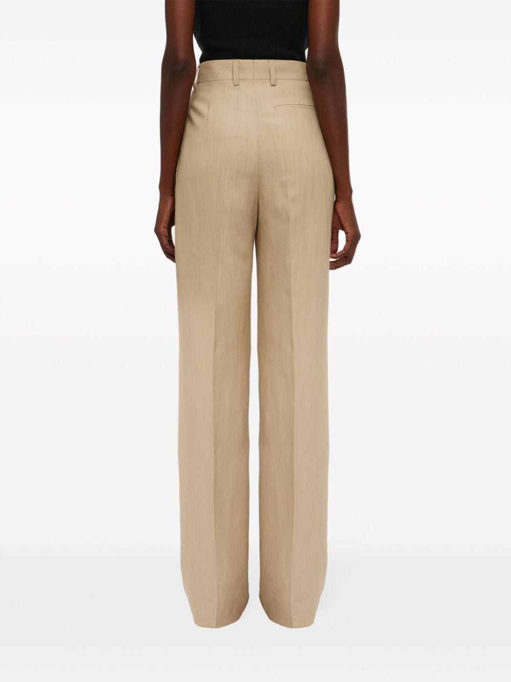 tailored high-waisted trousers - 4