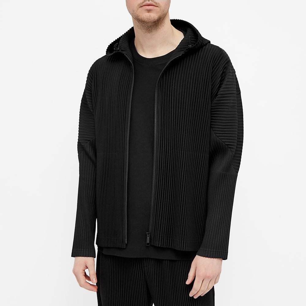 Homme Plissé Issey Miyake Pleated Zip Hoody - 4