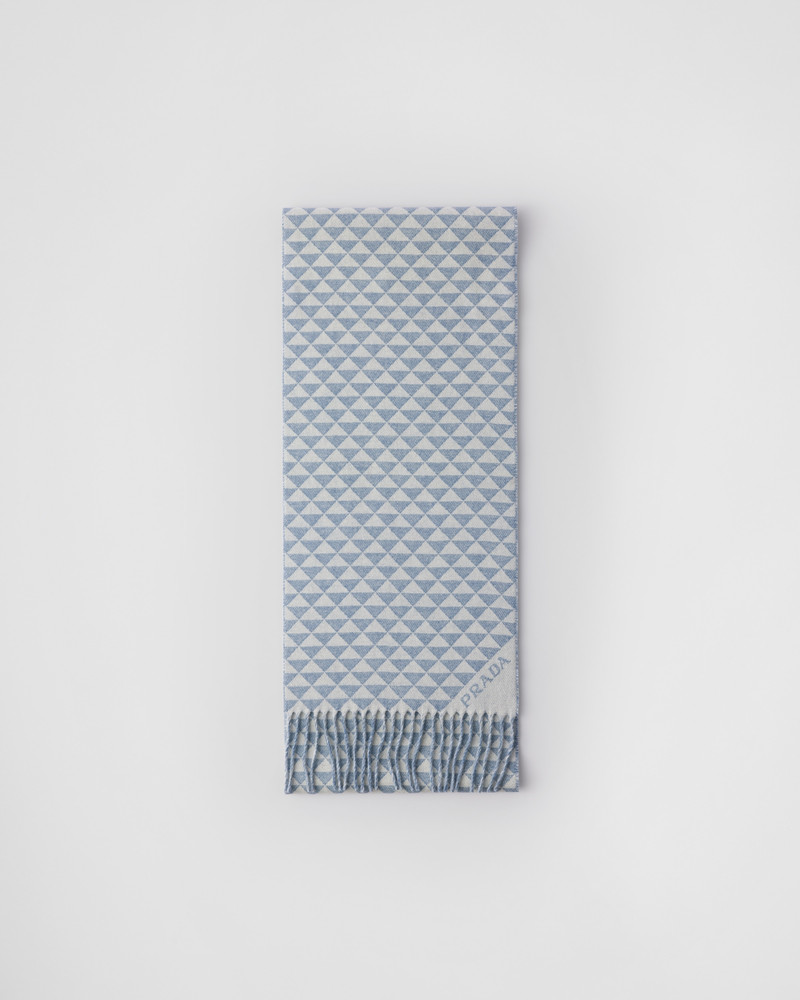 Symbole double wool and cashmere scarf - 1