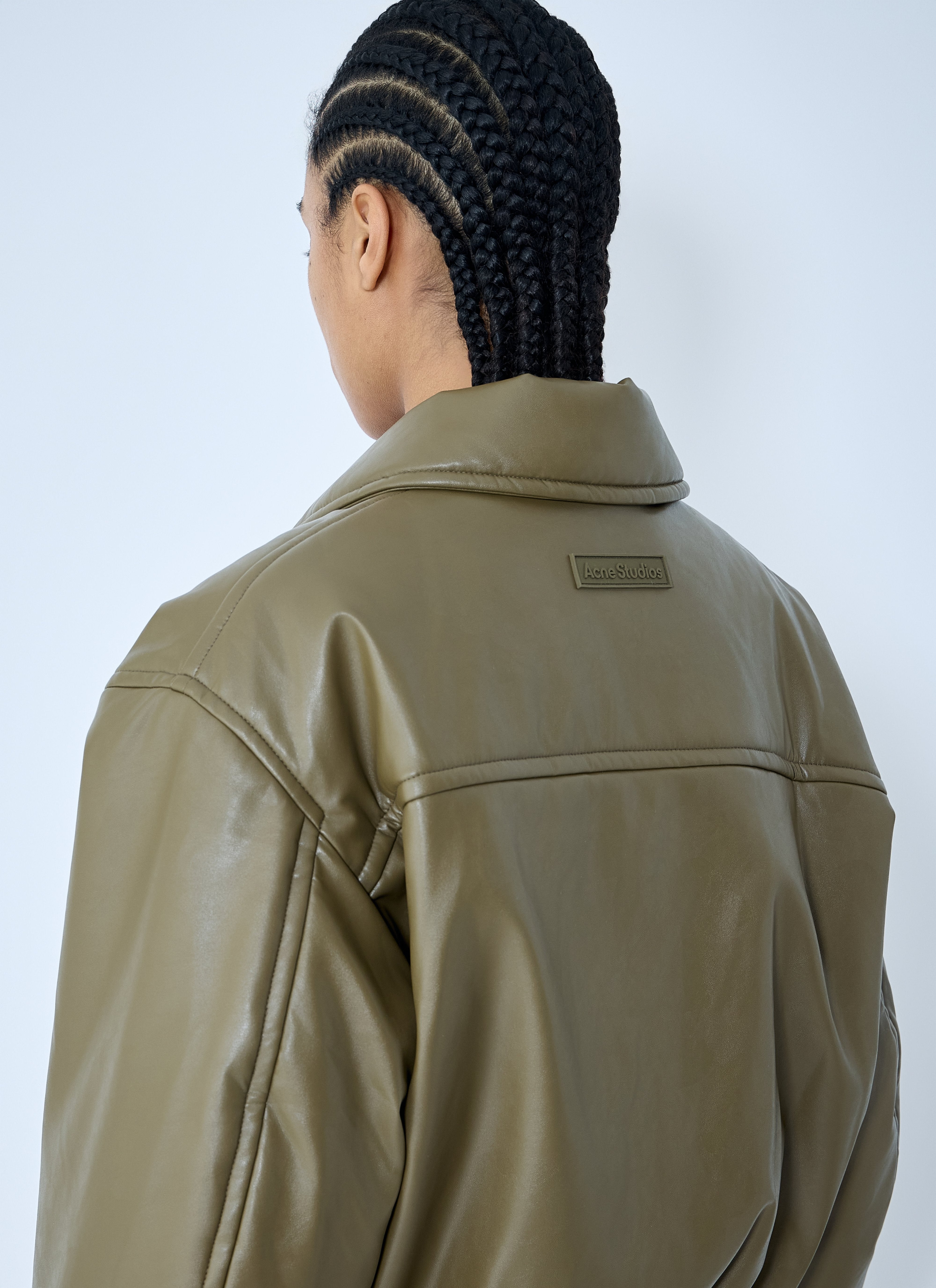 Acne Studios Women Coated Bomber Jacket - 6