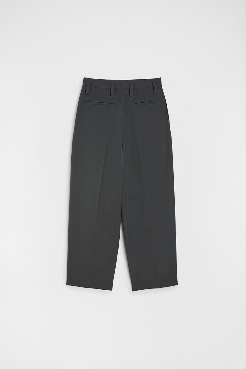 Wool Gabardine Tapered Trousers 7
