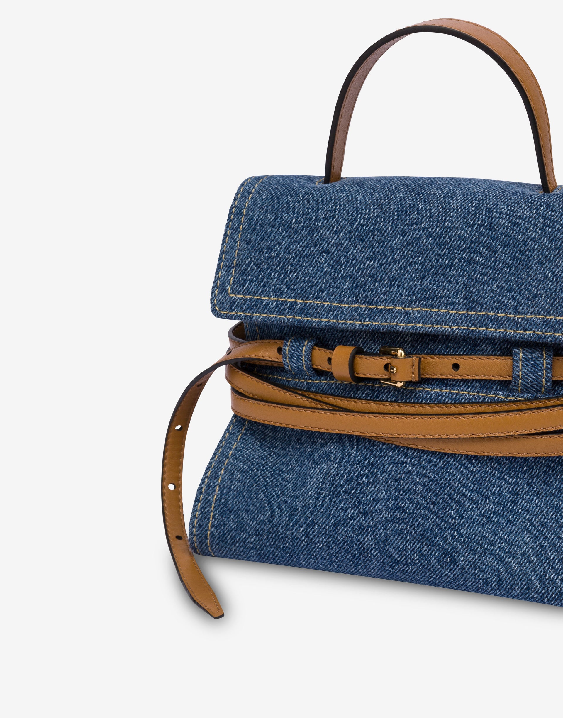 MOSCHINO TIE ME BAG IN DENIM - 3