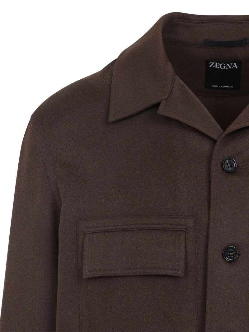 double-pocket cashmere shirt jacket 4