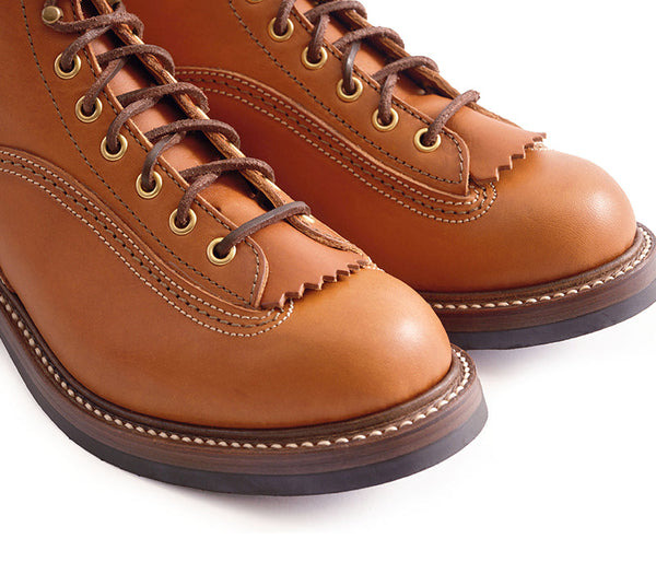 LK-004 Donkey Puncher Badalassi Carlo Cognac Veg Tan - 8