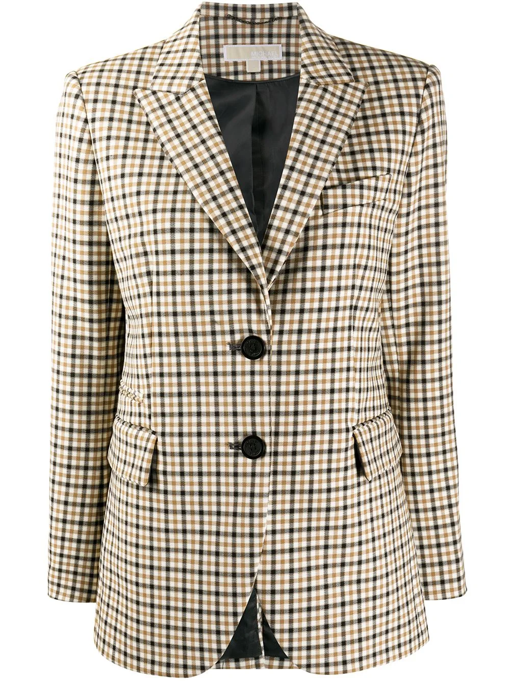 checked blazer - 1