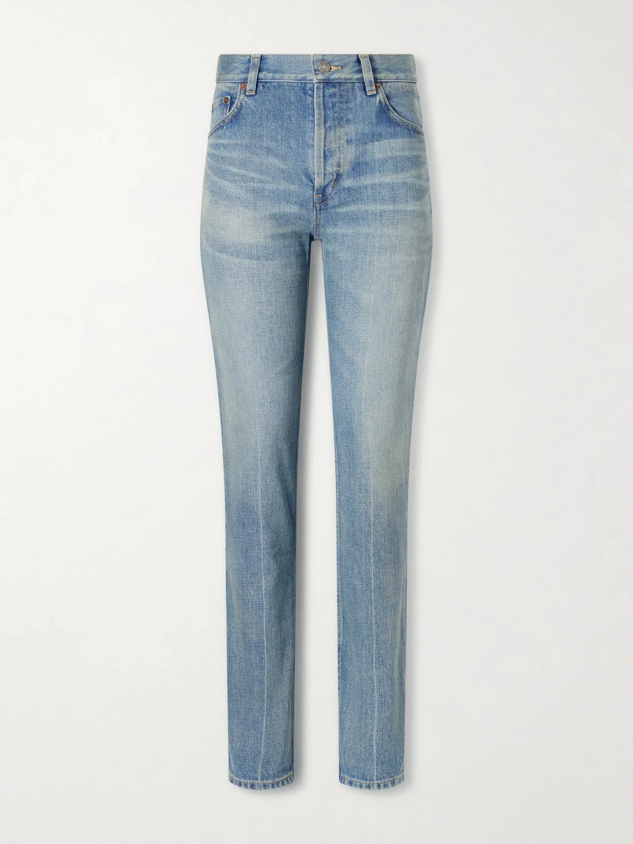 High-rise Straight-leg Jeans - 1