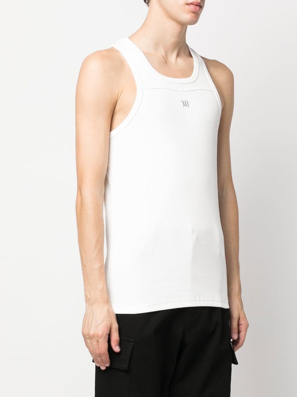 crew-neck racerback tank top - 3
