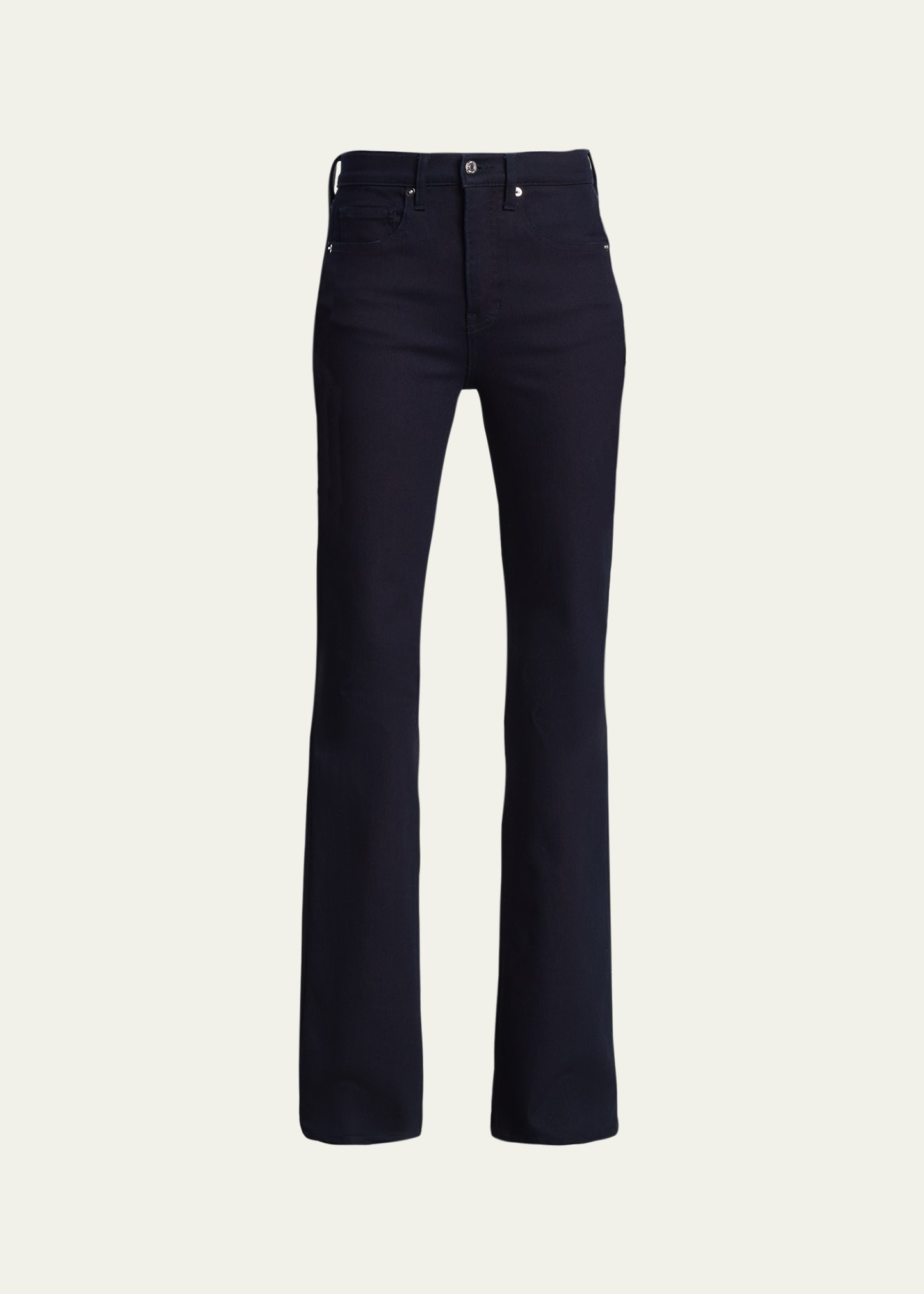 Beverly High-Rise Skinny Flare Jeans - 1