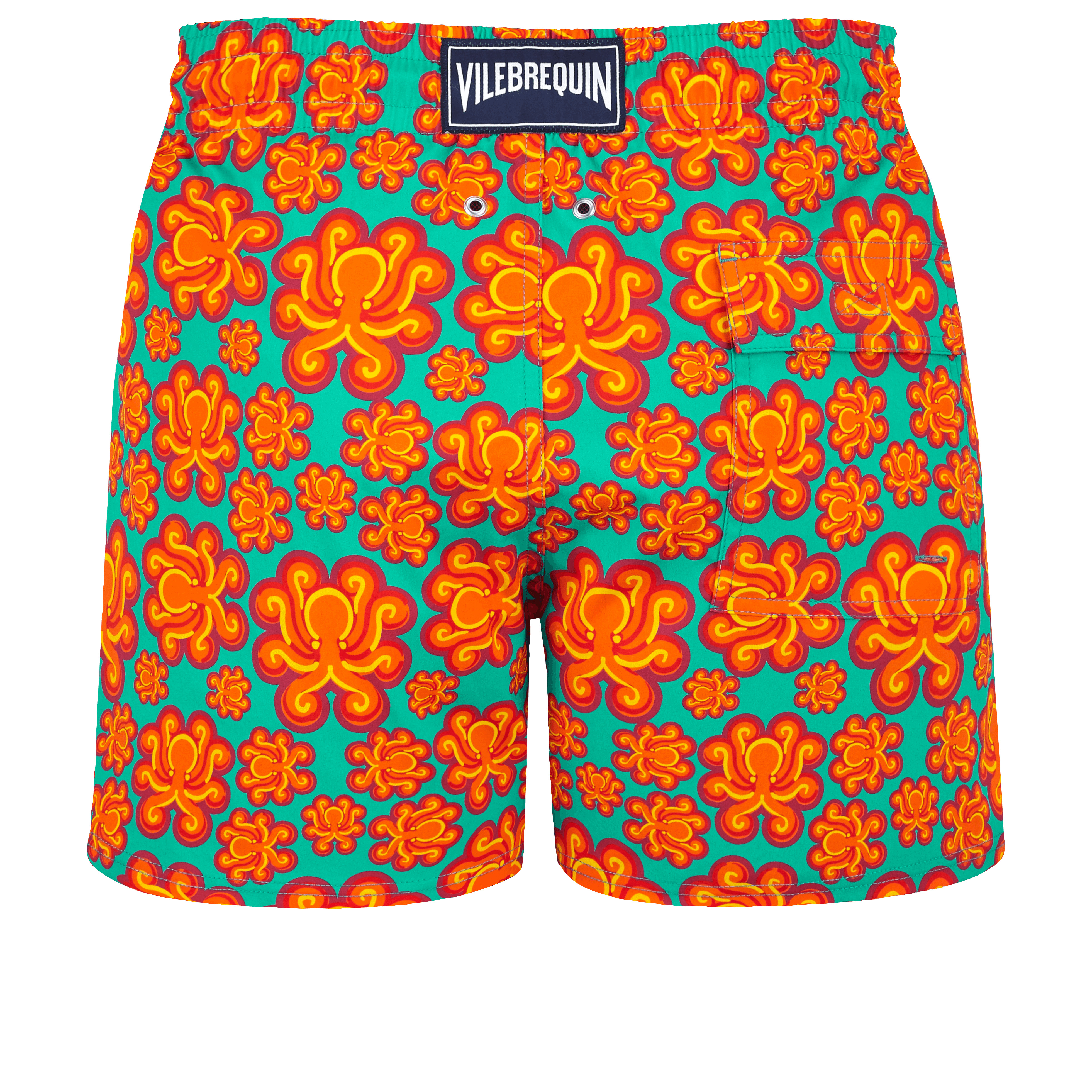Men Stretch Swim Shorts Poulpes Neon - 2