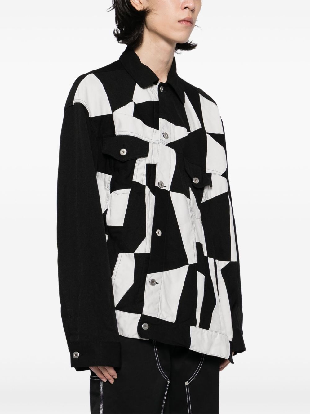 patchwork jacket - 3