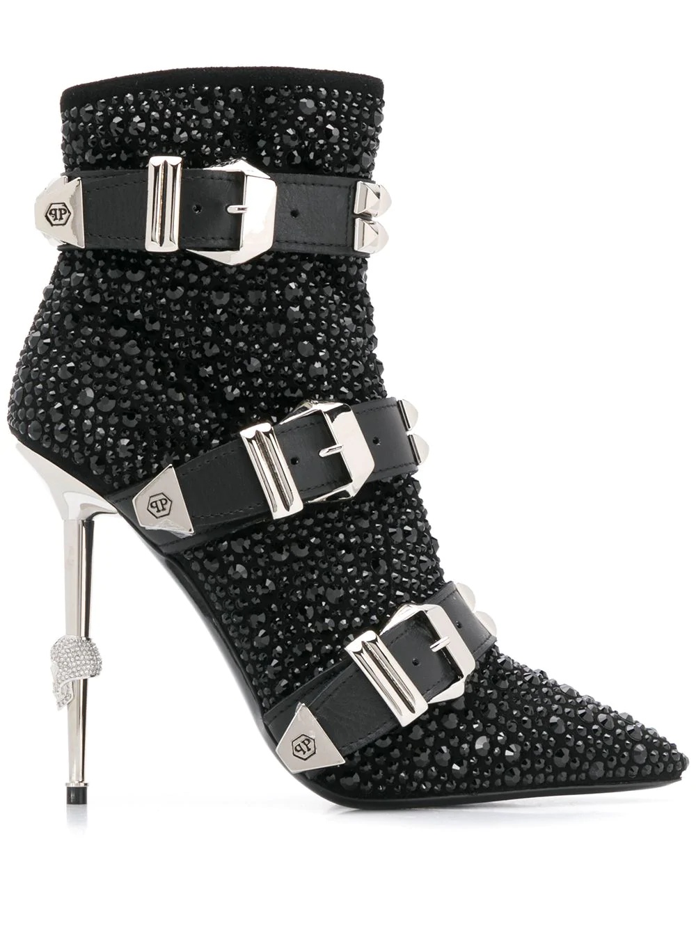 Crystal buckled boots - 1