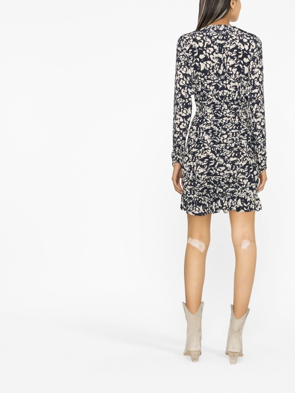 Lara floral-print mini dress - 4