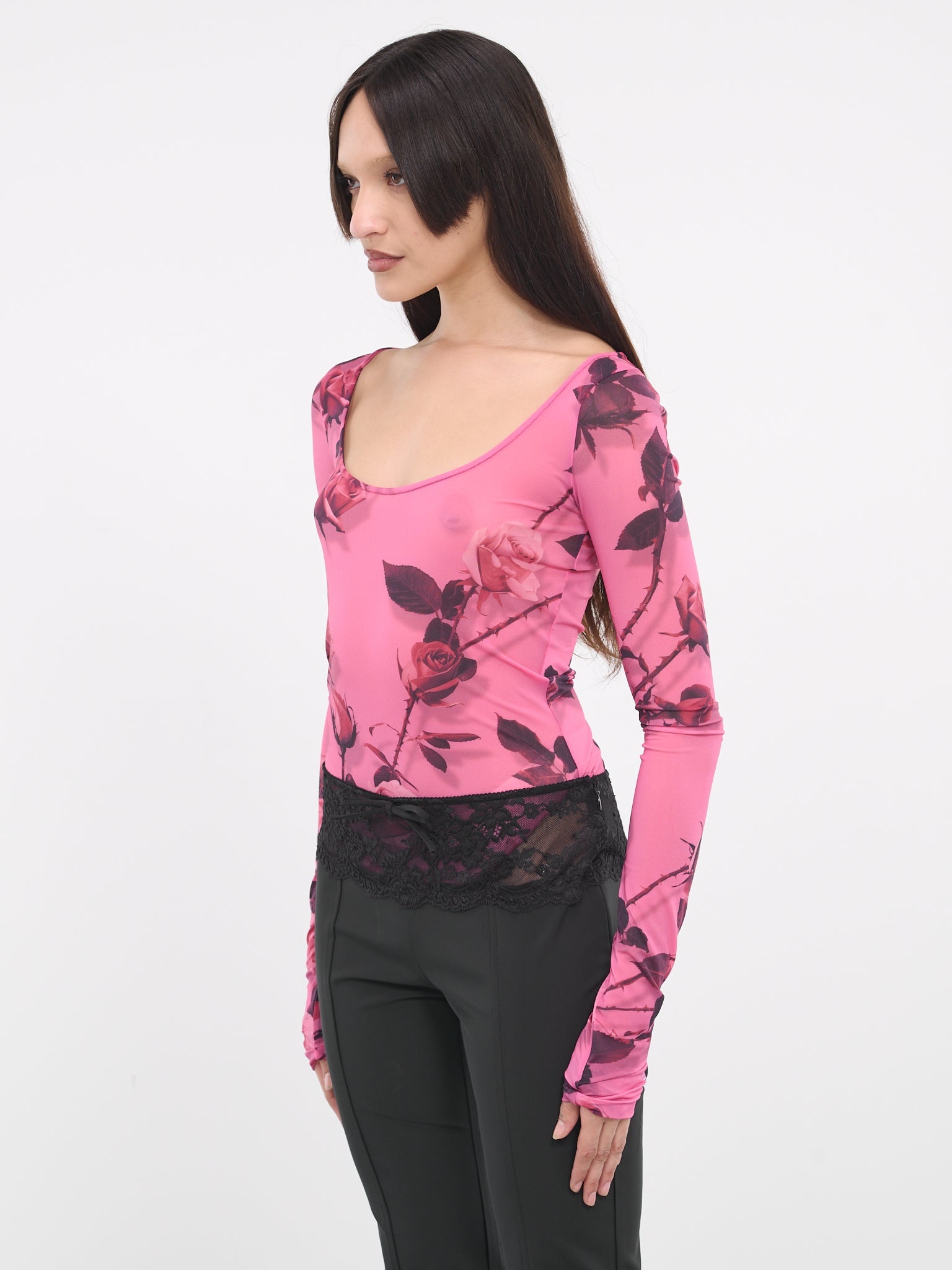 Torchon Rose Bodysuit - 2