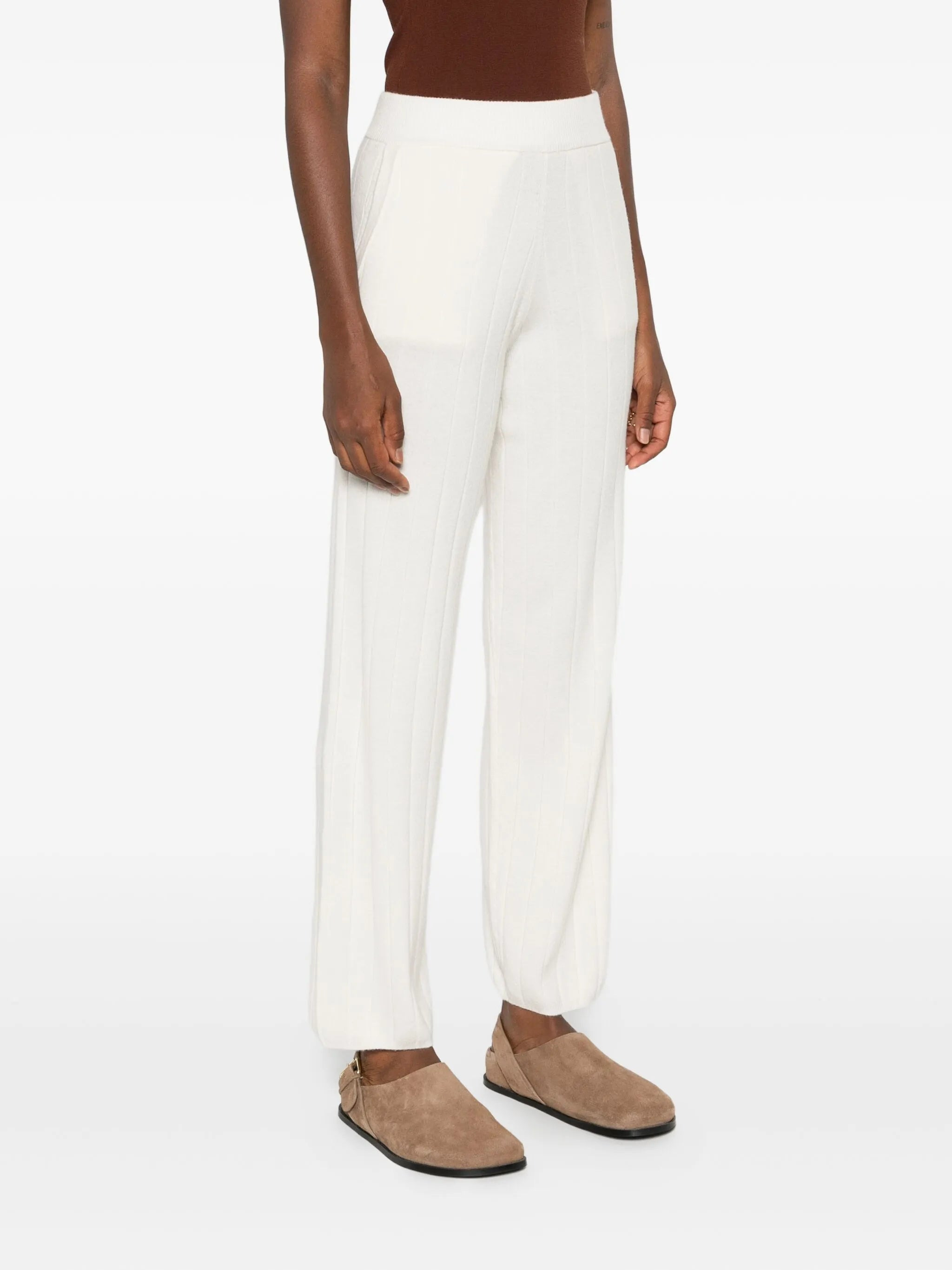 Max Mara Ribbed Knit Trousers - 5