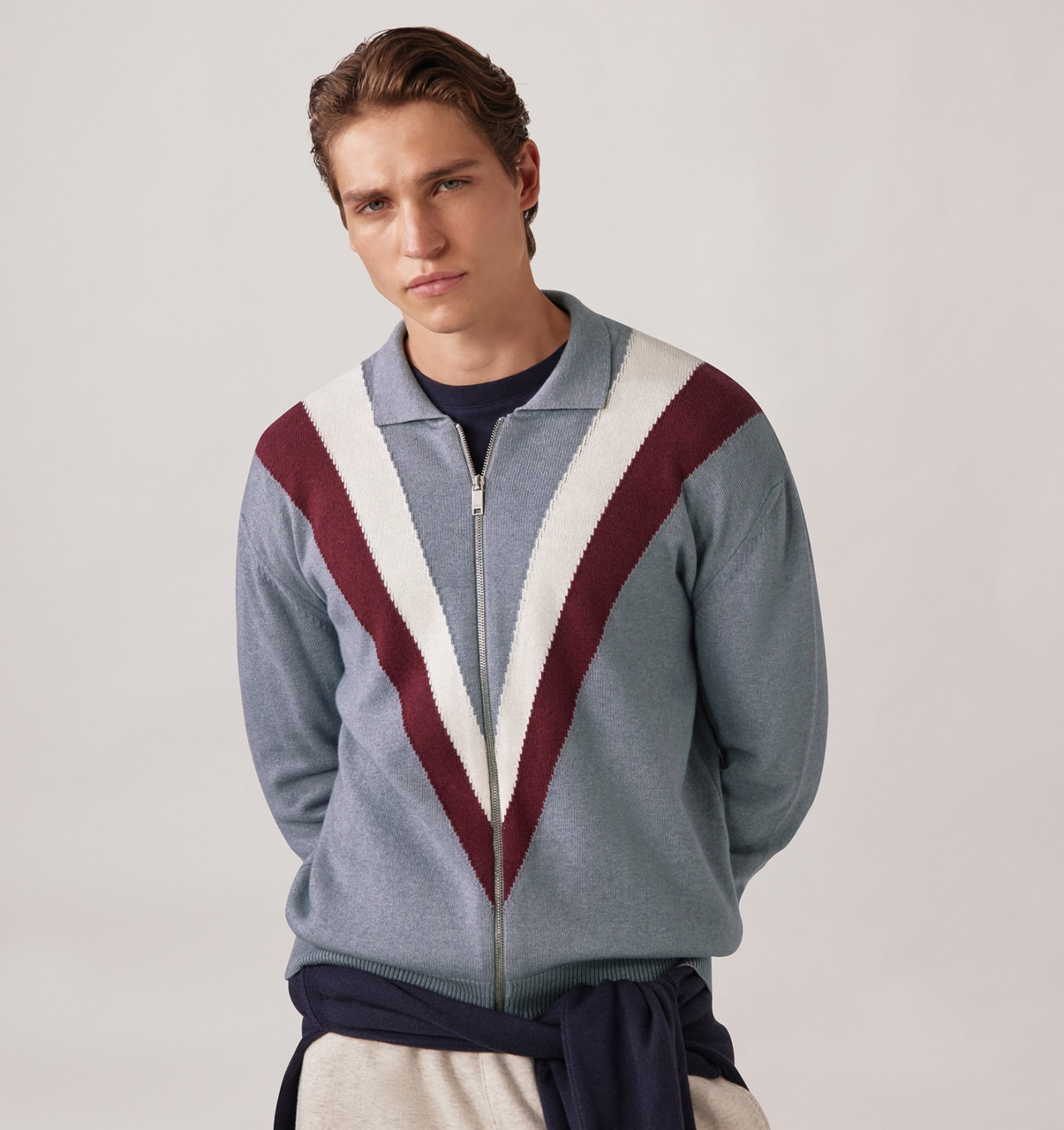 UNISEX KNIT WOOL SHIRT JACKET - 3