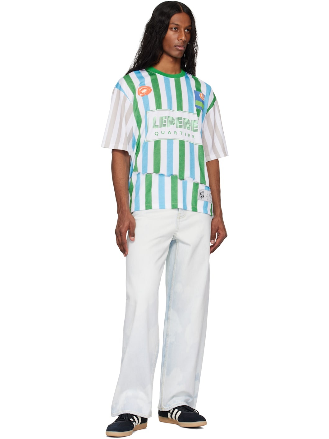 Green & Blue Antonio Carrau Edition LPFC Mesh Jersey - 4