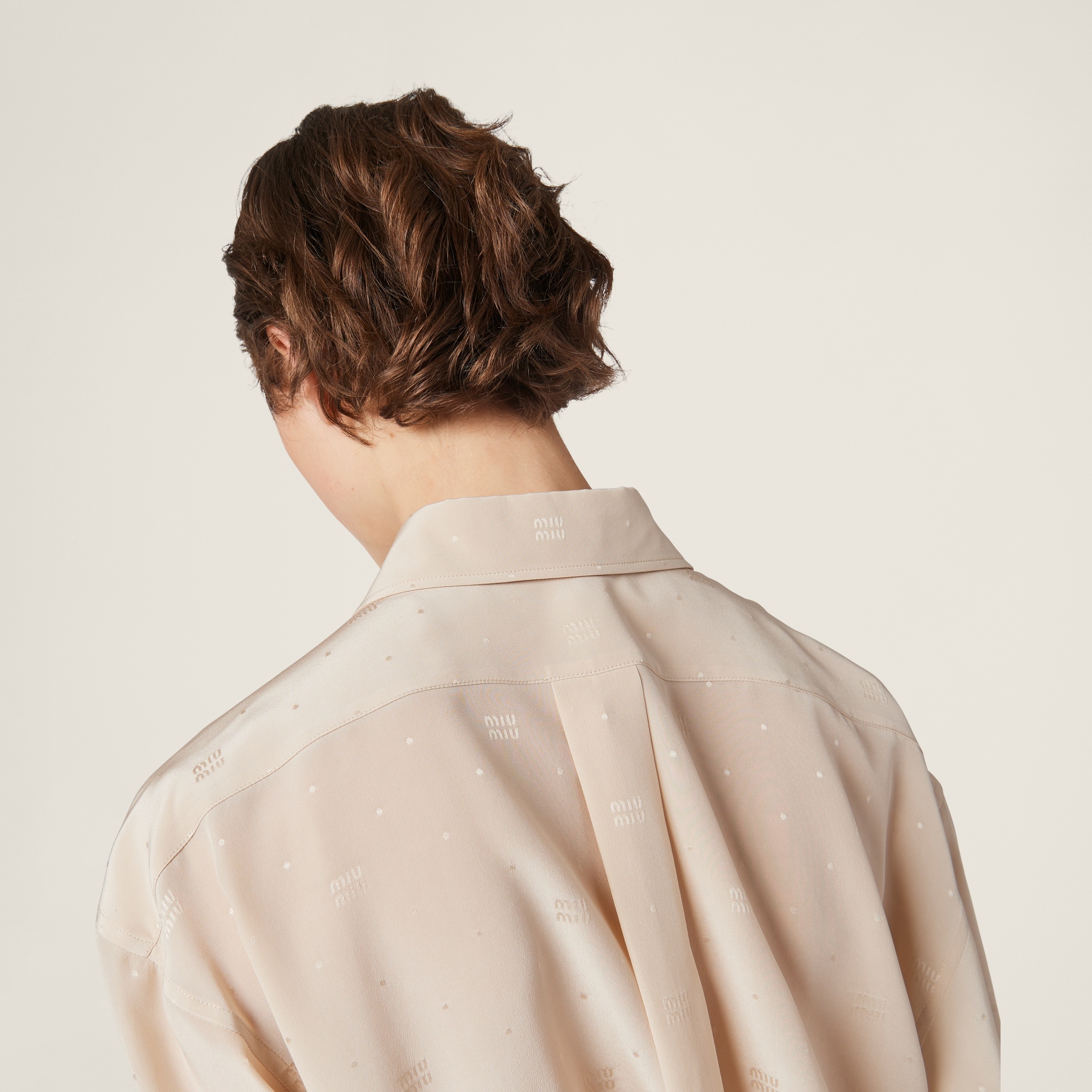 Crepe de chine shirt - 6